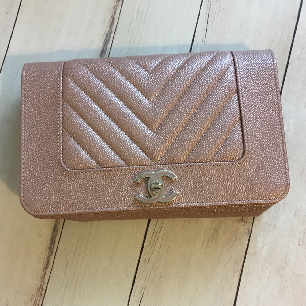 SOLD Chanel Limited Edition Rose Gold WOC - Picture 12 of 14